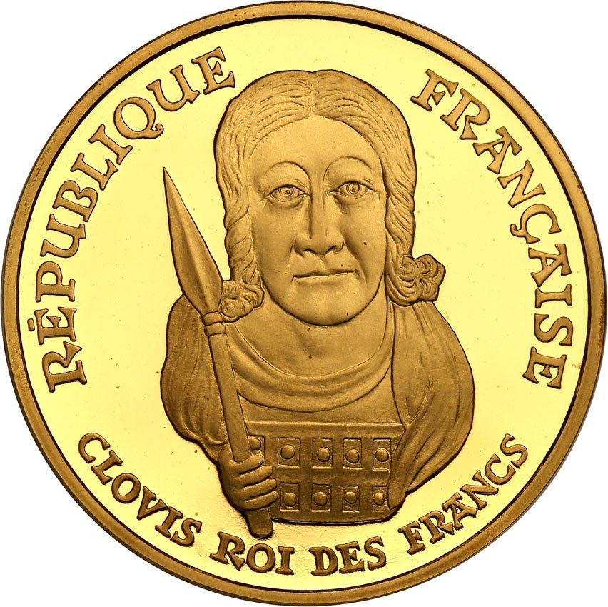 Francja. 500 franków 1996 De Clovis
